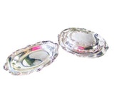 Vintage Reed & Barton Silver Plated Tara Hall Covered Dish And Bread Plate Set