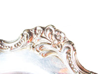 Vintage Reed & Barton Silver Plated Tara Hall Covered Dish And Bread Plate Set