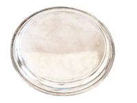 Vintage Silver Plate Cocktail Tray With Recipes