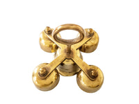 Solid Brass Quadruple Sacristy Altar Bells Religious Bells