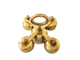 Solid Brass Quadruple Sacristy Altar Bells Religious Bells