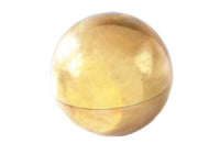 Vintage Brass Ball Sphere Sculpture Home Decor Brass Orb Art