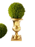 Vintage Brass Urn Style Vase Candle Holder