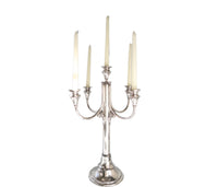 Antique Silver Plate Candelabra Silver Plate 5 Light 19" Tall Candle Holder Monarch Silver Co