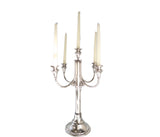 Antique Silver Plate Candelabra Silver Plate 5 Light 19" Tall Candle Holder Monarch Silver Co