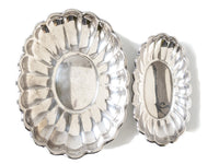 Vintage Silver Plate Trays Set Of 2 Reed And Barton Scalloped Edge Holiday