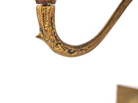 Frederick Cooper Brass Candelabra Pair Adjustable Swing Arms Candle Holder Classic Chippendale