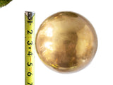 Vintage Brass Ball Sphere Sculpture Home Decor Brass Orb Art