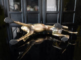 Large Art Deco Brass Greyhound Dog Statue Sculpture Whippet