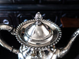 Vintage Silver Plate Tea Set Community Georgian Gadroon
