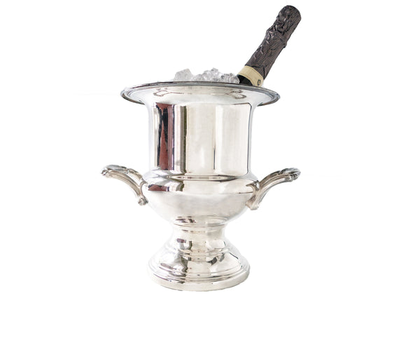Vintage Silver Plate Loving Cup Champagne Chiller Ice Bucket Silver And Silverplate