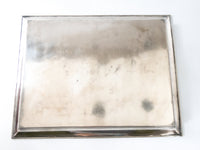Antique Silver Plate Serving Tray Aesthetic Design Circa 1893 Trays