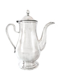 Pan Am Airlines Silver Plate Coffee Pot Teapot Large 10" Hotel Military RR Silver