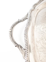 Vintage Silver Plate Serving Tray Kings Court By W&S Blackinton Trays