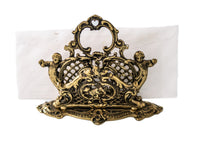 Vintage Ornate Brass Letter Holder