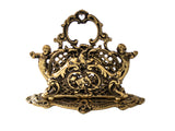 Vintage Ornate Brass Letter Holder