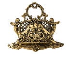 Vintage Ornate Brass Letter Holder