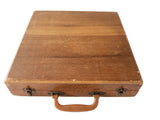Vintage Bronze 29 Piece Flatware Wood Case Serving Pieces