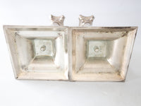 Corinth Style Silver Plate Candle Holders Columns Candles And Candelabra