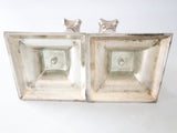Corinth Style Silver Plate Candle Holders Columns Candles And Candelabra