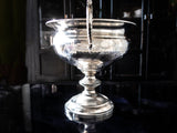 Vintage Hammered Silver Tone Urn Trophy Loving Cup Champagne Chiller Mantel Decor Barware