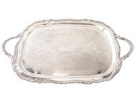 Vintage Silver Plate Serving Tray Kings Court By W&S Blackinton Trays