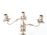 Vintage Silver Plate Candelabra Candle Holder 18" Tall Candles And Candelabra