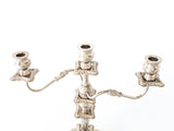 Vintage Silver Plate Candelabra Candle Holder 18" Tall Candles And Candelabra
