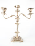 Vintage Silver Plate Candelabra Candle Holder 18" Tall Candles And Candelabra