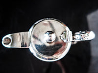 Antique Blackpool England Hotel Silver Soldered Teapot Hartford Hotel Warwick Hotel Hotel Military RR Silver