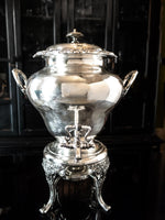 Vintage XL Silver Plate Coffee Urn Samovar Heritage FB Rogers Tea and Coffee Sets