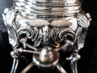 Vintage Silver Plate Samovar Coffee Urn With Burner Trophy University Club Tea and Coffee Sets