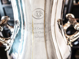 Vintage Silver Plate Samovar Coffee Urn With Burner Trophy University Club Tea and Coffee Sets