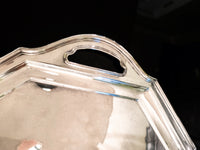 Vintage Silver Plate Oval Octagon Serving Tray Gorham YC1327 Art Deco Trays