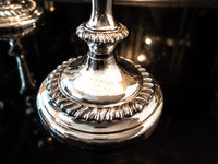 Vintage Silver Plate Candelabra Pair Candle Holders Tall Centerpieces Candles And Candelabra