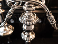 Vintage Silver Plate Candelabra Pair Candle Holders Tall Centerpieces Candles And Candelabra