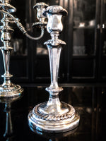 Vintage Silver Plate Candelabra Pair Candle Holders Tall Centerpieces Candles And Candelabra