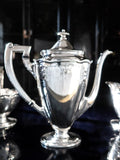 Antique Silver Plate Tea Set Hand Chased Barbour Silver Tea and Coffee Sets