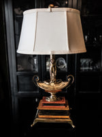 Vintage Wildwood Lamp Argand and Library Book Collection Lighting