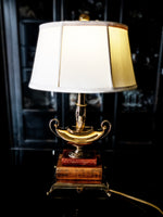 Vintage Wildwood Lamp Argand and Library Book Collection Lighting