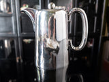 Antique Blackpool England Hotel Silver Soldered Teapot Hartford Hotel Warwick Hotel Hotel Military RR Silver