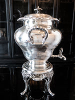 Vintage XL Silver Plate Coffee Urn Samovar Heritage FB Rogers Tea and Coffee Sets