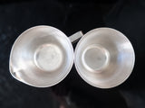 Pan Am Airlines Silver Plate Sugar And Creamer Set 1965 Hotel Military RR Silver
