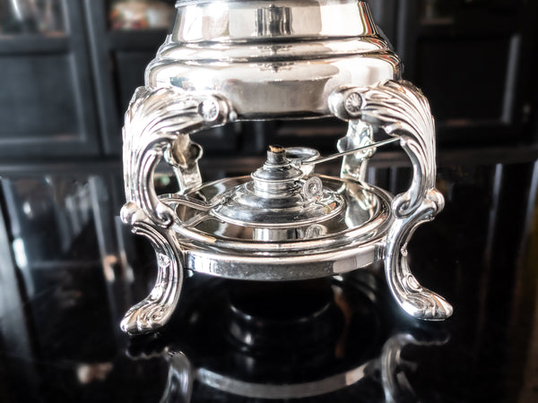 Antique Silver Plate Coffee Urn Hot Tea Dispenser Samovar – InventifDesigns