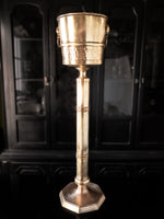 Vintage Champagne Bucket Ice Bucket Stand Chiller Urn Hollywood Regency Barware