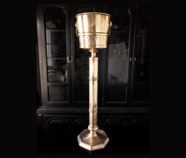 Vintage Champagne Bucket Ice Bucket Stand Chiller Urn Hollywood Regency Barware
