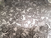 Vintage XL Castilian Silver Serving Tray With Handles And Feet Trays
