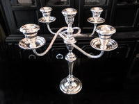Vintage Silver Plate Candelabra Candle Holder Multi Convertible Gorham Candles And Candelabra