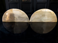 Vintage Brass Wall Sconce Shelves Pair In Art Deco Style Set Of Two Art Deco/ Art Nouveau