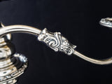 Antique Silver Plate Candelabra Pair Candle Holders Tall Centerpieces Candles And Candelabra